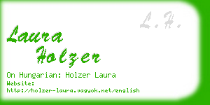 laura holzer business card